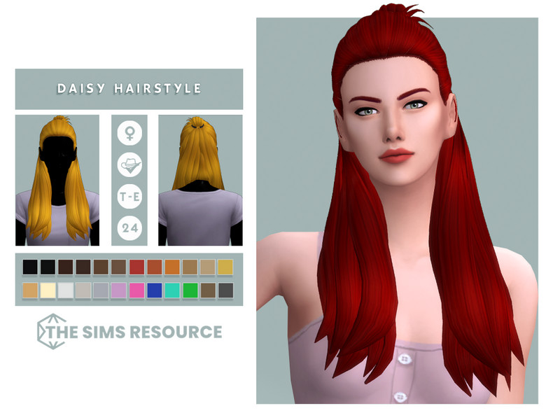 Прически нова The Sims Resource - Maxis Match - Hairstyles