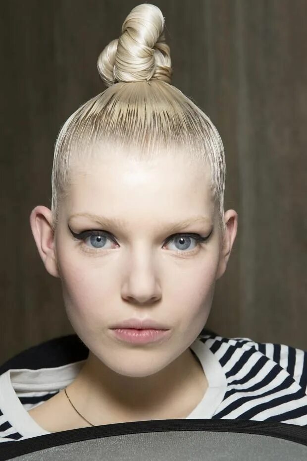 Прически очень Beauty at Jean Paul Gaultier Autumn (Fall) / Winter 2014 Womens hairstyles, Hair