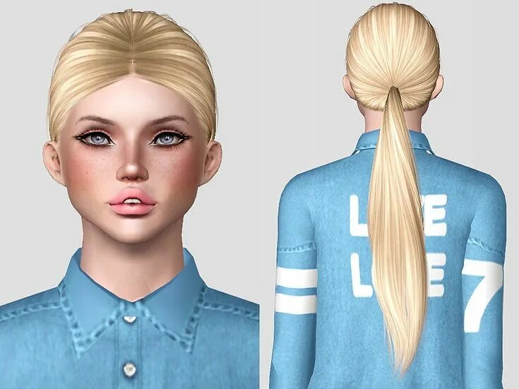 Прически одежда Alesso`s Rocket hairstyle retextured by Chantel Sims - Sims 3 Hairs Sims hair, S