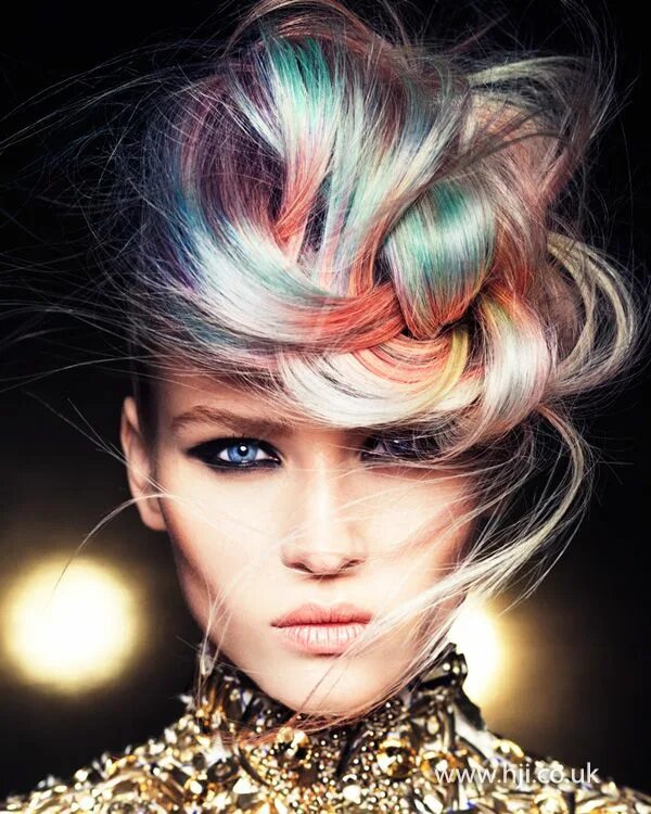 Прически окрашенные волосы Mark Leeson BHA 2014 Hair photography, Hairstyle gallery, Opal hair