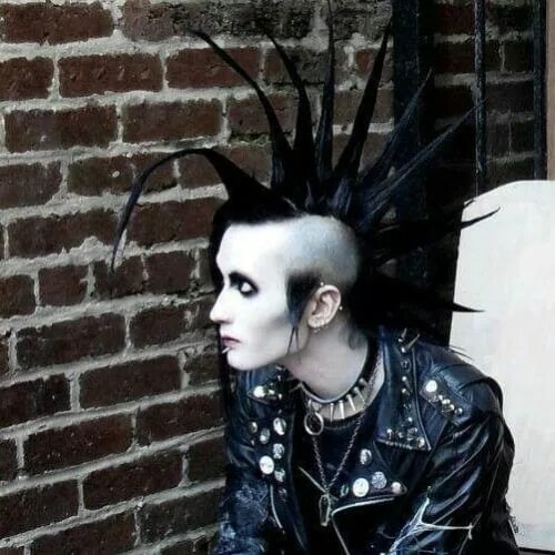 Прически панков фото Goth Hairstyles for Men: Embrace the Punk Subculture