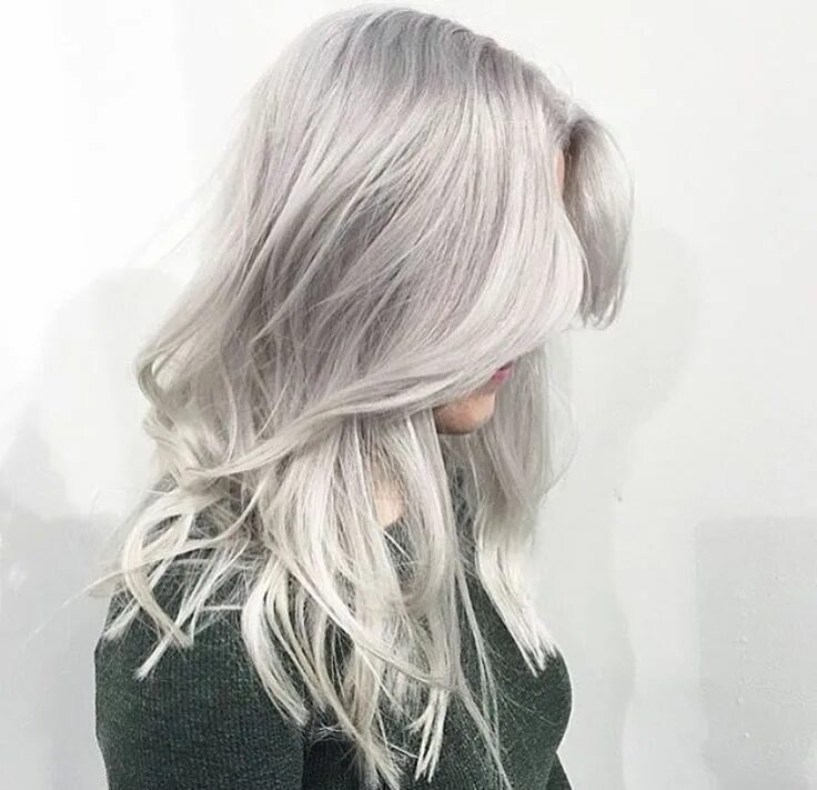 Прически пепельные волосы Pin on Hair Silver blonde hair, Silver hair color, Silver blonde