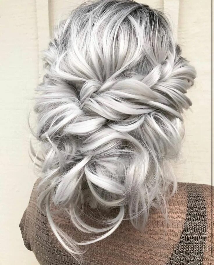 Прически пепельные волосы Pin on ʜ ᴀ ɪ ʀ Silver hair color, Long hair styles, Long gray hair