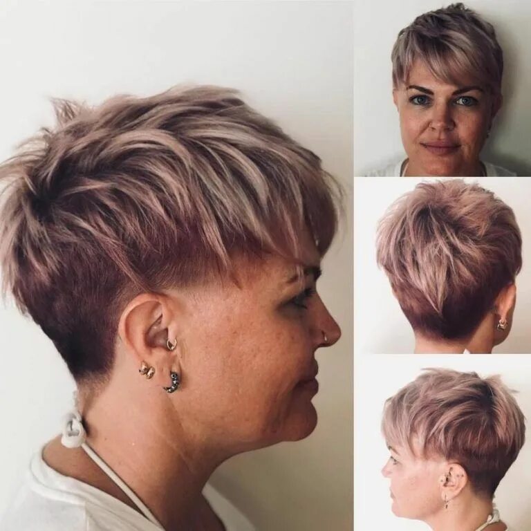 Прически пикси фото женские после Coupe Courte Pour Les Femmes de 50 ans et plus Coupe courte femme, Coupe courte 