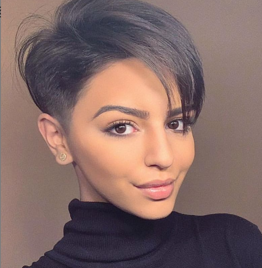 Прически пикси с длинной челкой 70+ Best Short Pixie Haircut And Color Design For Cool Woman Short hair long ban