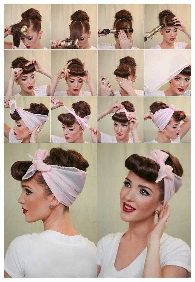 Прически пин ап как сделать Vintage Meets Modern: A Classic Lifestyle New Look Ideas Vintage hairstyles tuto