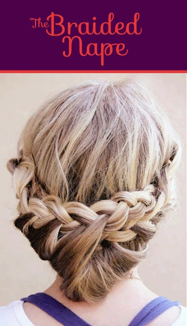 Прически плести фото The Braided Nape Long hair styles, Easy hairstyles for medium hair, Hair styles