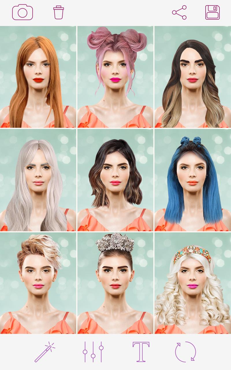 Прически по фото приложение бесплатно Скачать Подбор прически по фото Hairstyle Makeup Changer APK для Android