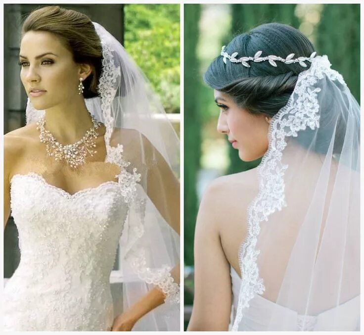 Прически под фату на длинные Свадебные прически на длинные волосы с фатой Wedding hairstyles with veil, Veil 