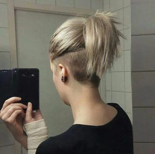 Прически подстричься коротко Pin on My Style Half shaved hair, Undercut long hair, Short shaved hairstyles