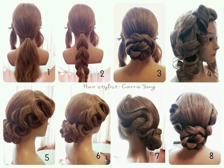 Прически пошаговая для женщин Pin on hair stayle Dance hairstyles, Up hairstyles, Competition hair