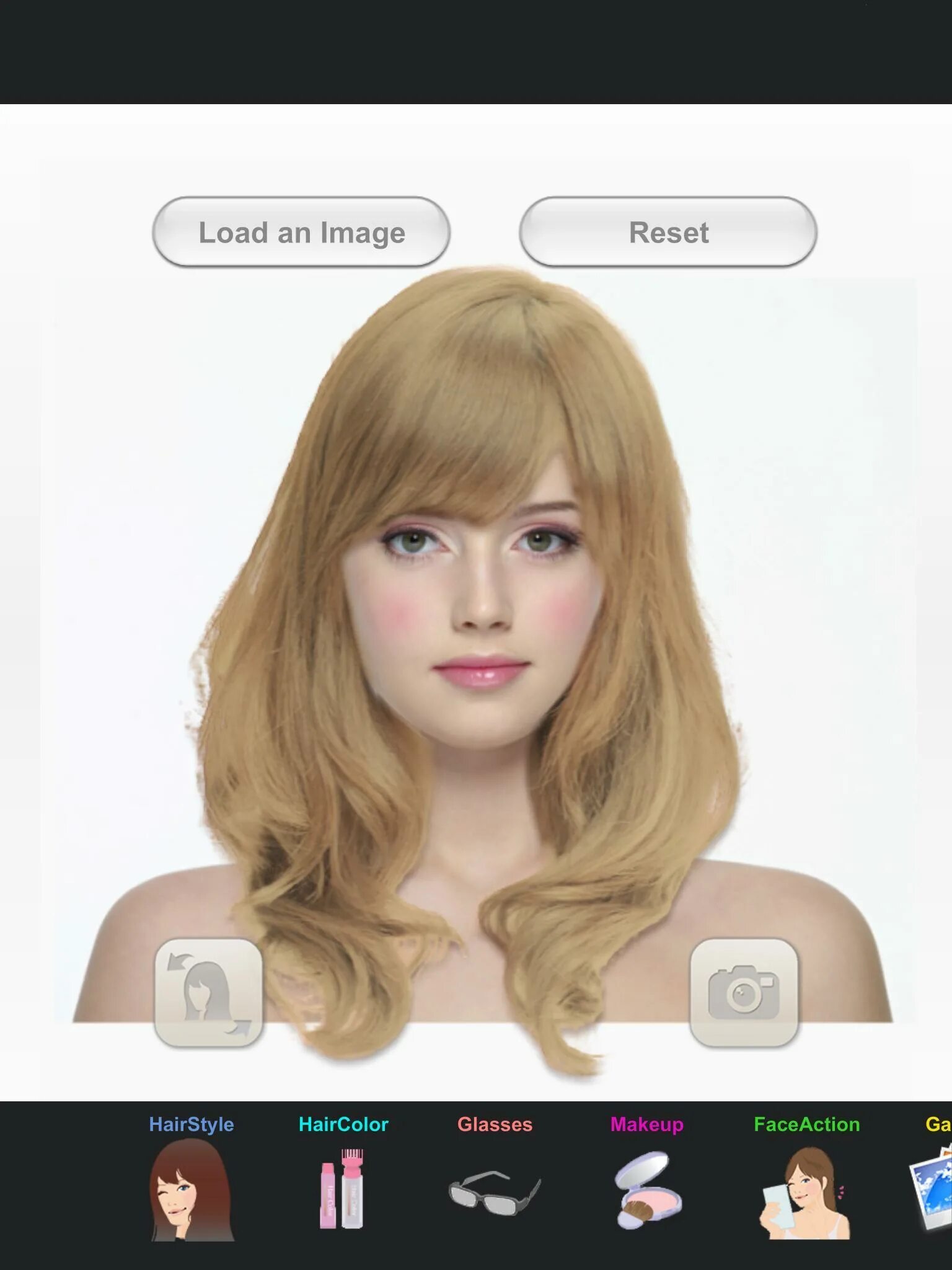 Прически приложение для андроид по фото ด า ว น โ ห ล ด Hairstyle Simulator - SimFront APK ส ำ ห ร บ Android