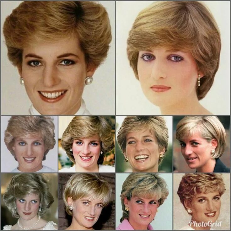 Прически принцессы дианы фото Beautiful Princess ❤ Diana's haircut all of the time Princess diana hair, Diana 