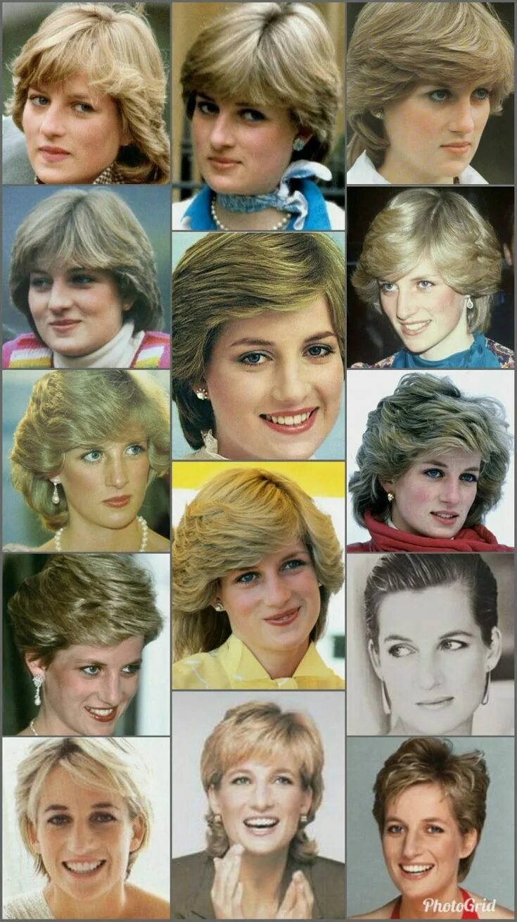 Прически принцессы дианы фото Beautiful Princess ❤ Diana's haircut #princessdiana Прически