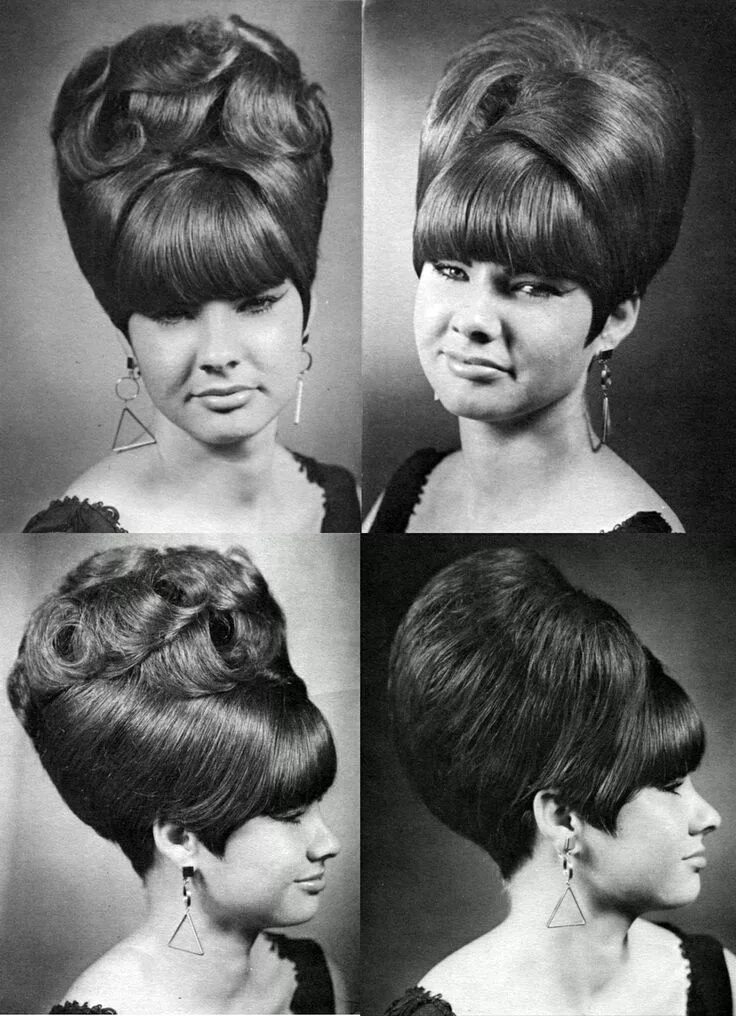 Прически разных лет Now THIS is a beehive. My Mom going to Haussner's. Bouffant hair, Hair styles, V