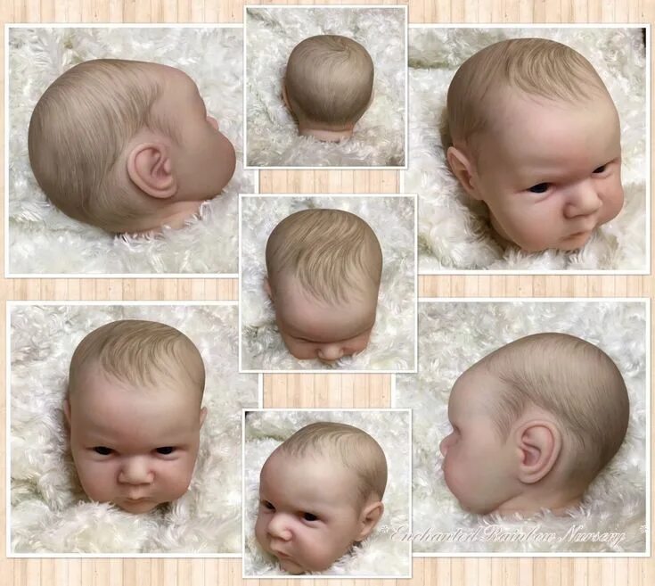 Прически реборнам с короткими волосами Pin by Carolyn Streit on Baby Facial Expressions Baby doll hair, Realistic baby 