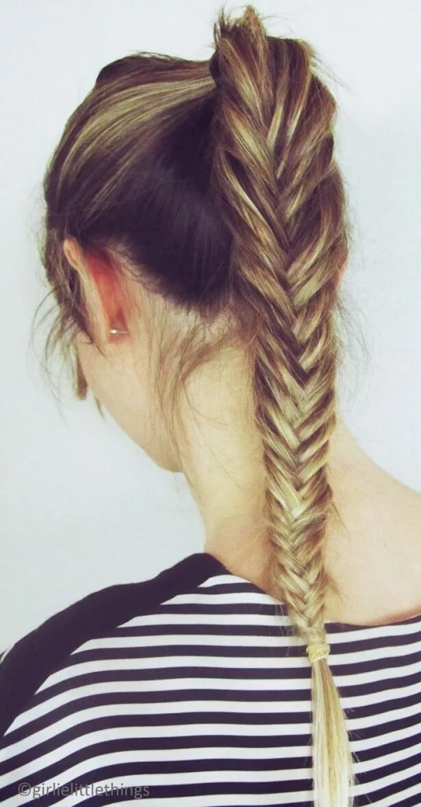 How to Get an Inverted Fishtail Braid That's Sure to Impress Cool braid hairstyl