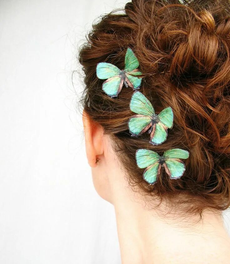 Прически с бабочками заколками для девочки This item is unavailable - Etsy Butterfly hair clip, Hair pieces, Butterfly hair