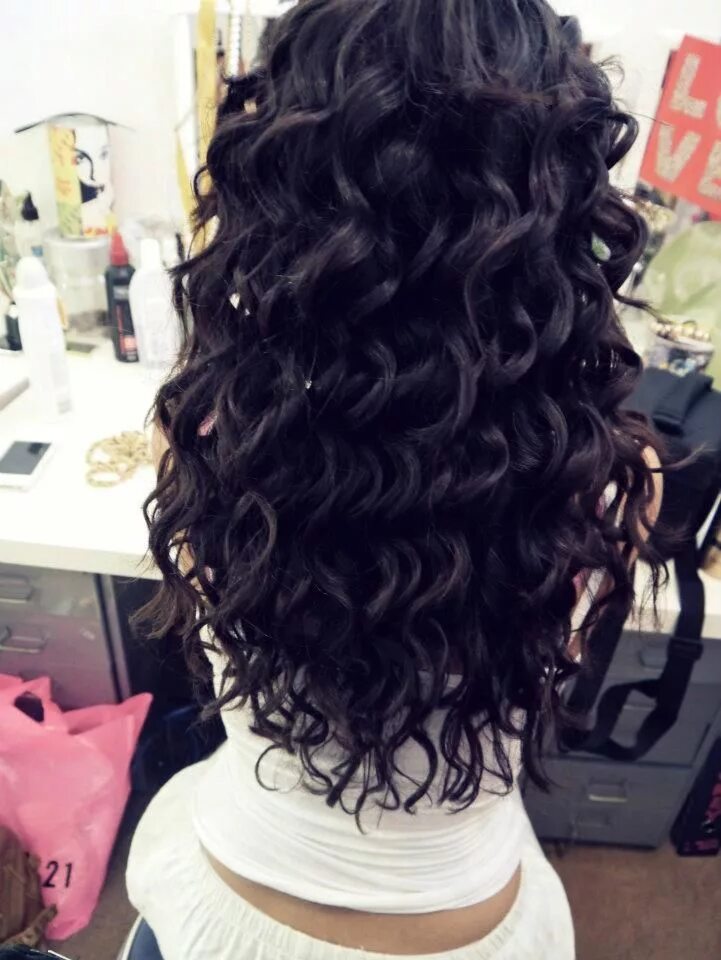 Прически с биозавивкой на длинные волосы amazing ringlets Long hair styles, Hair styles, Long curly black hair