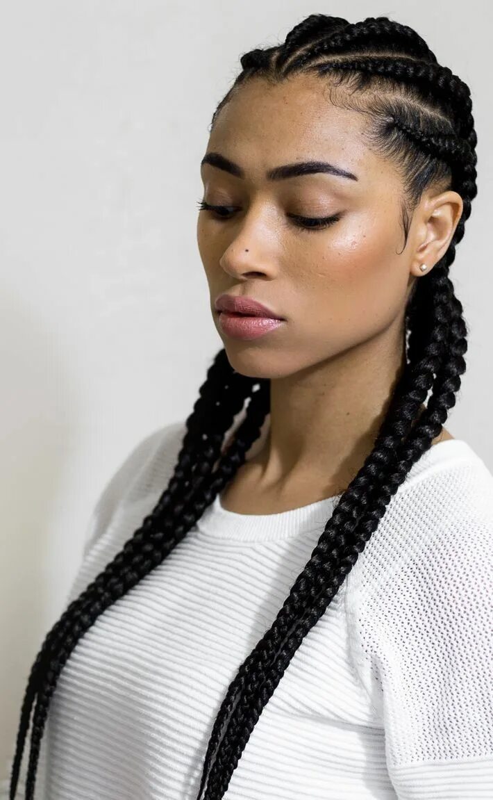 Прически с брейдами женские Pinterest anastasia_mtk Box braids hairstyles, Braided hairstyles, Long hair sty