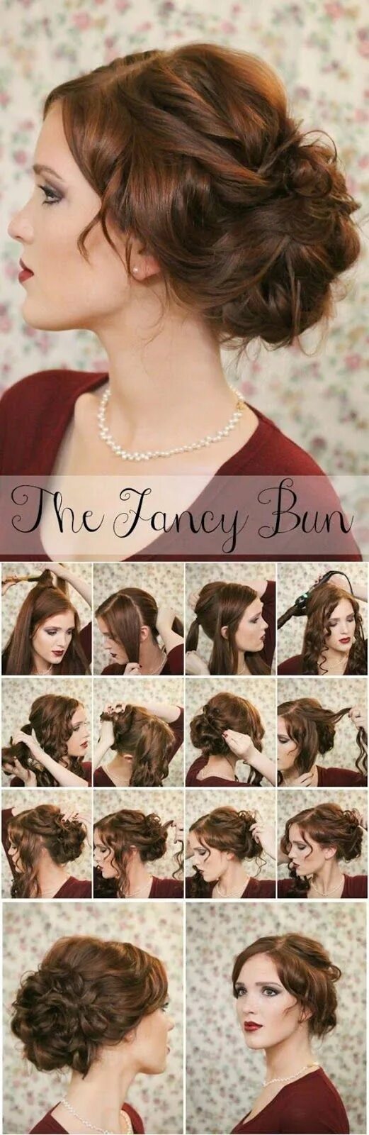 Прически с длинной челкой своими руками Los mejores tutoriales de peinados Navidad a la moda Bun hairstyles, Wedding hai