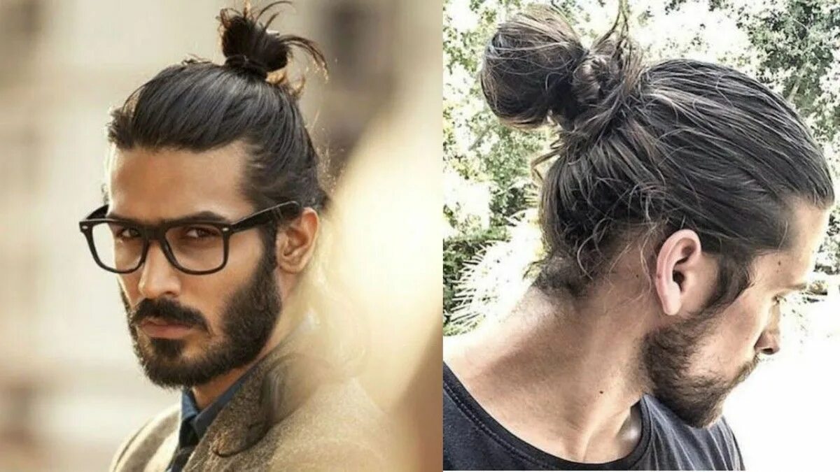 Прически с длинными волосами для мужчин frisurmode.com Man bun hairstyles, Mens hairstyles, Man bun top knot