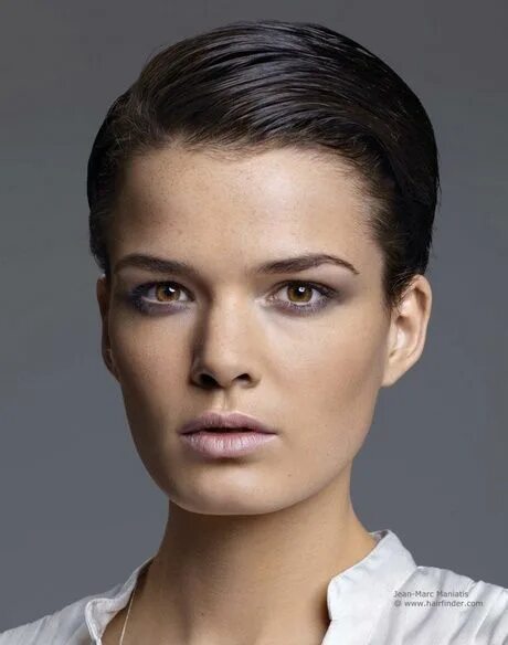 Прически с гелем для волос женские Kurze haare nach hinten stylen frauen Slicked back hair, Short hair styles, Supe