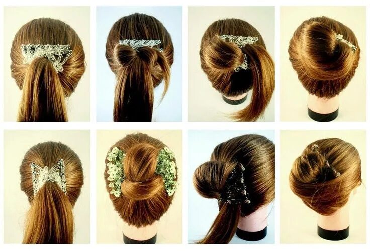 Прически с гребнем на длинные волосы повседневные nice hair accessory Hair accessories, Magic hair, Cool hairstyles