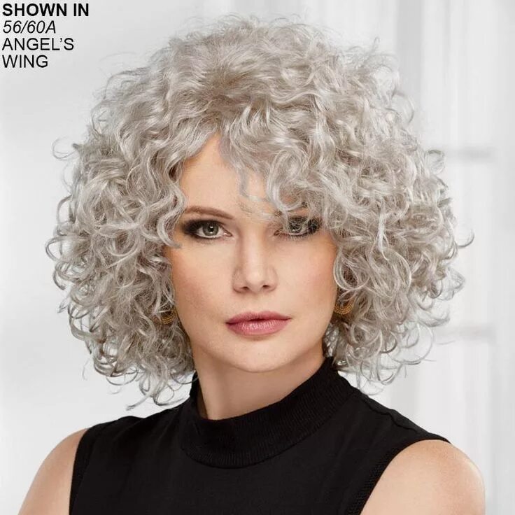 Прически с химией на средние волосы Paige WhisperLite ® Wig by Paula Young ® in 2020 Curly bob hairstyles, Wavy bob 