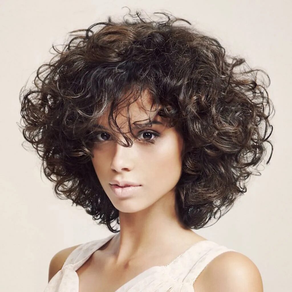 Прически с химией на средние волосы фото Cosplay Brazilian Women Hair Wig Women Black Short Afro Curly Wigs 34cm - купить