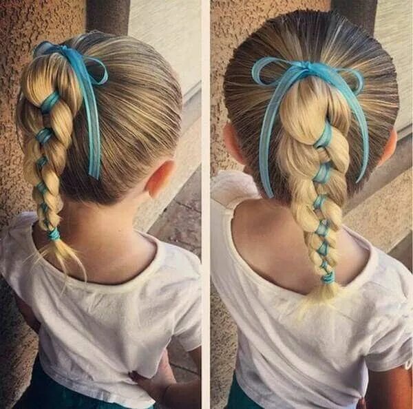 Прически с искусственными косичками для девочек Pin by Nora Velasquez on peinados para niñas Toddler hairstyles girl, Hair style