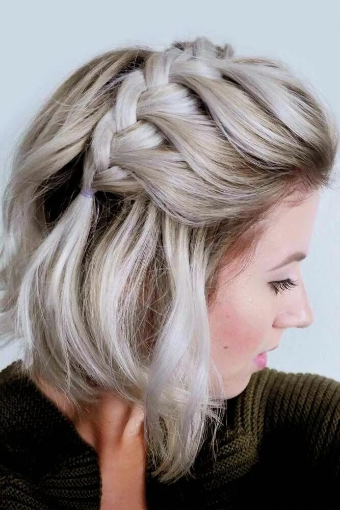 Прически с каре косы neuefrisureen.club Cute hairstyles for short hair, Cute simple hairstyles, Short