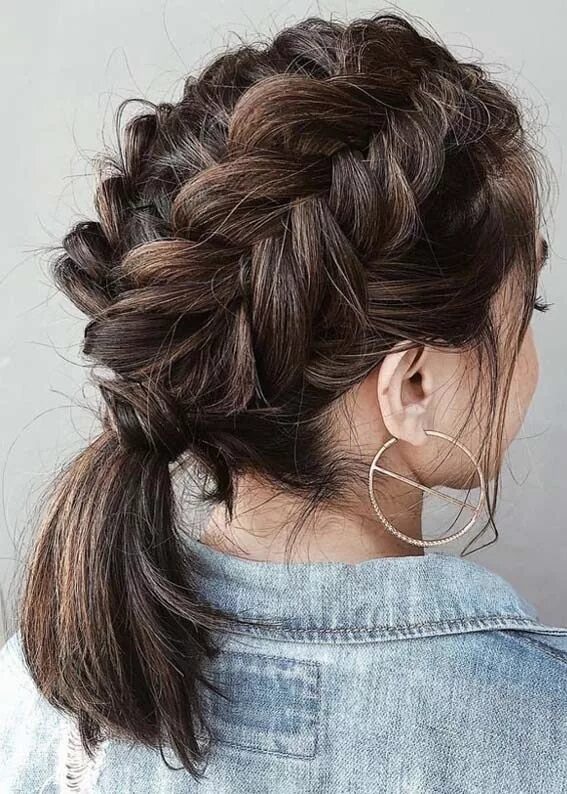 Прически с колоском на средние волосы Updated Hairstyles Trends, Beauty & Fashion Ideas in 2020 Braids for short hair,