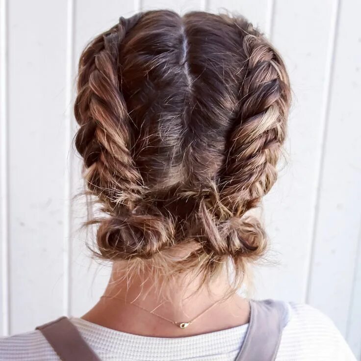 Прически с колоском на средние волосы 60 of the Most Stunning Short Hairstyles on Instagram (March 2019) Braids for sh