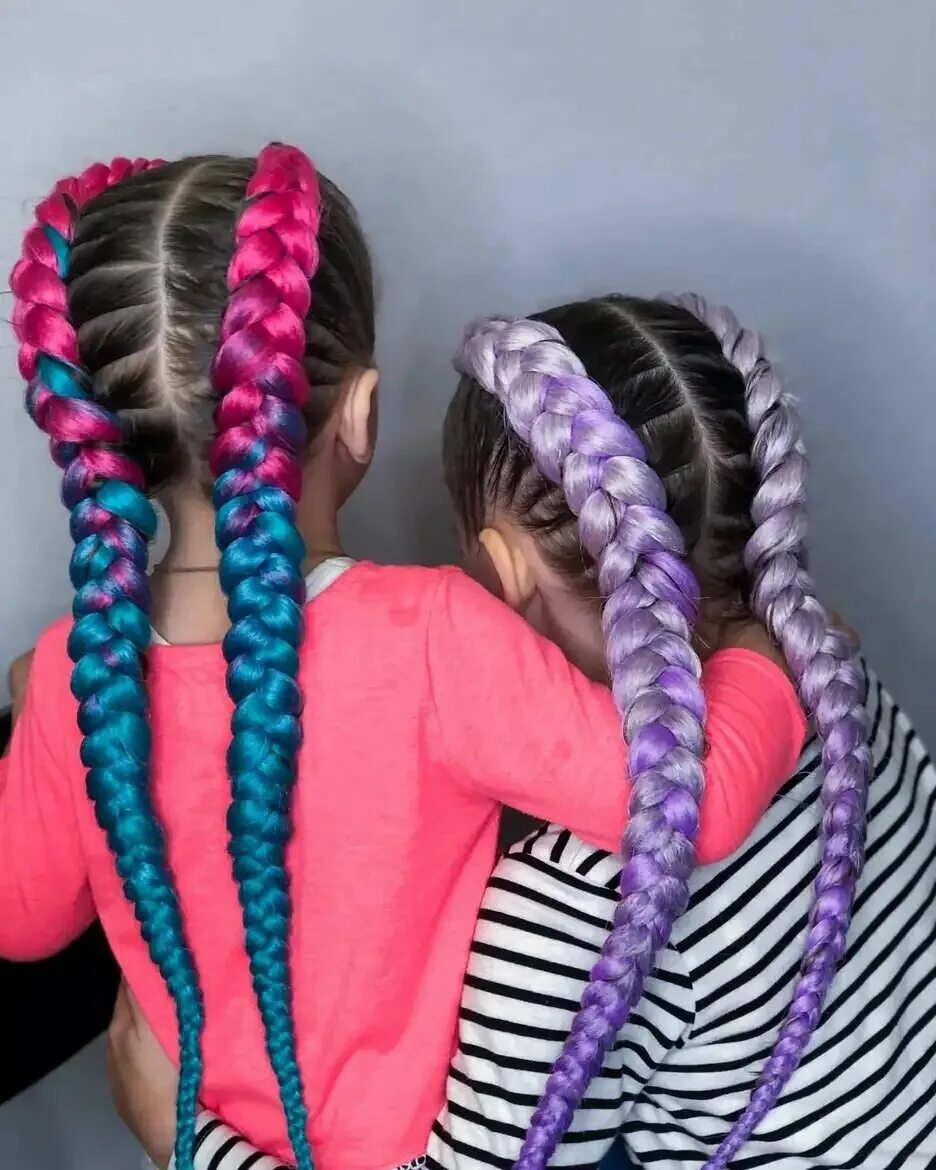 The Easiest Way To Do Feed In Braids - YouTube Colored hair extensions, Fake hai