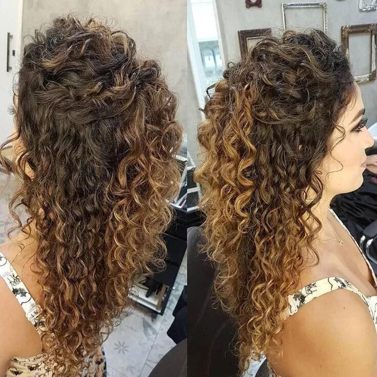 Прически с кудряшками на волосы A style like this is best for someone with thin hair who is searching for a roma