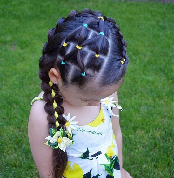 Прически с ленточками для девочек Pin by Jacinto Tuarez Avellan on Fabulous Hairstyles Hair styles, Little girl ha