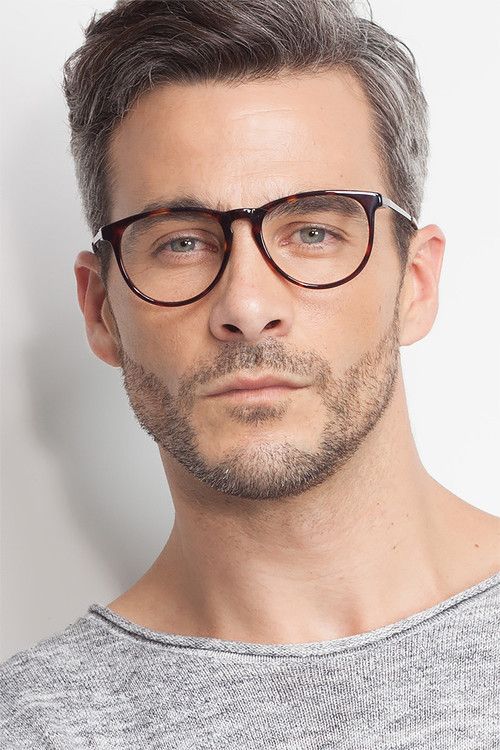 Прически с очками Ultraviolet Round Tortoise Full Rim Eyeglasses Eyebuydirect Mens glasses, Mens e