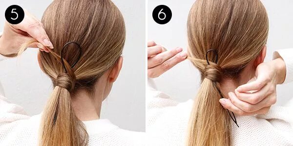 Прически с петлей для волос The Topsy Tail is the Perfect Way to Hide Hair Elastics Topsy tail hairstyles, H