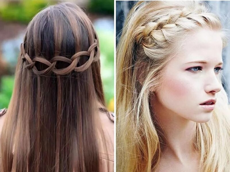 Прически с полураспущенными волосами в школу An Abundant Resource of Straight Wedding Hairstyles Straight wedding hair, Long 