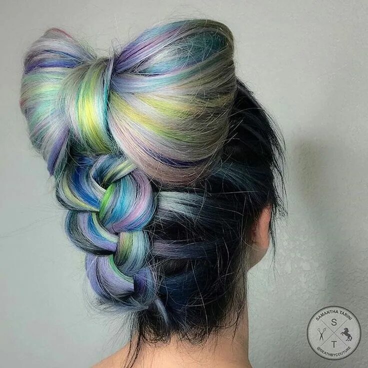 Прически с прядками для девочек Stylists supporting Stylists Dyed hair, Rainbow hair