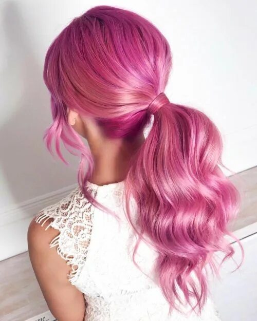 Прически с розовыми волосами 82 Hottest Pink Hair Color Ideas - From Pastels to Neons Hair color pink, Hot pi