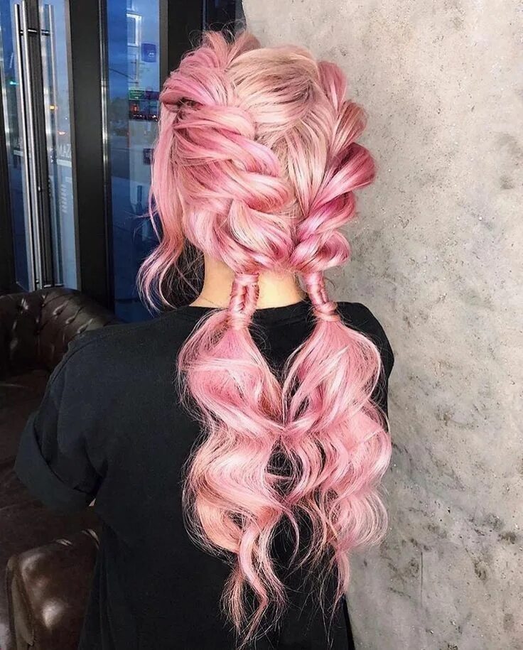 Прически с розовыми волосами Stunning Pink Hair Inspiration