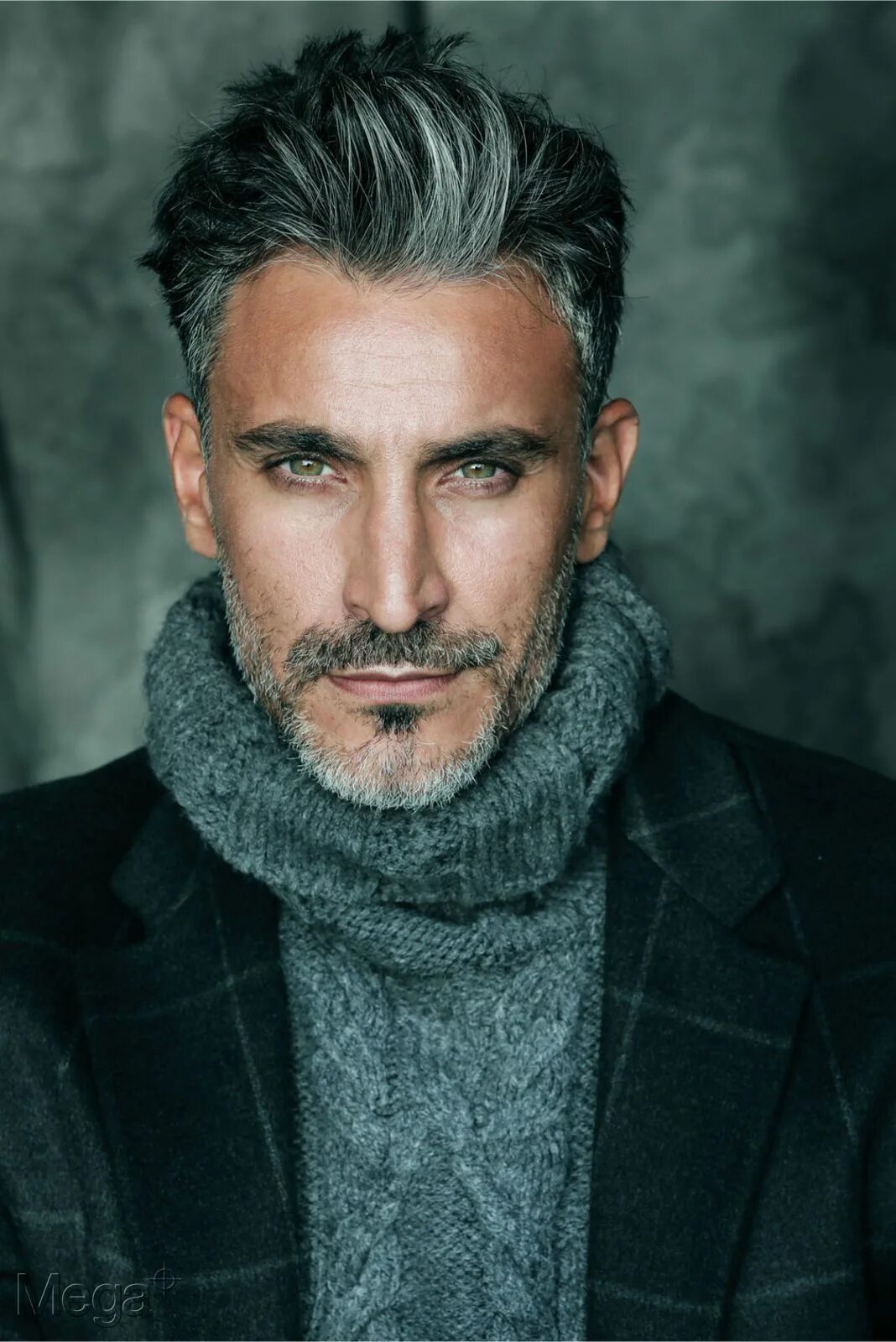 Прически с сединой мужские DIEGO BORONAT Grey hair men, Silver hair men, Older mens hairstyles