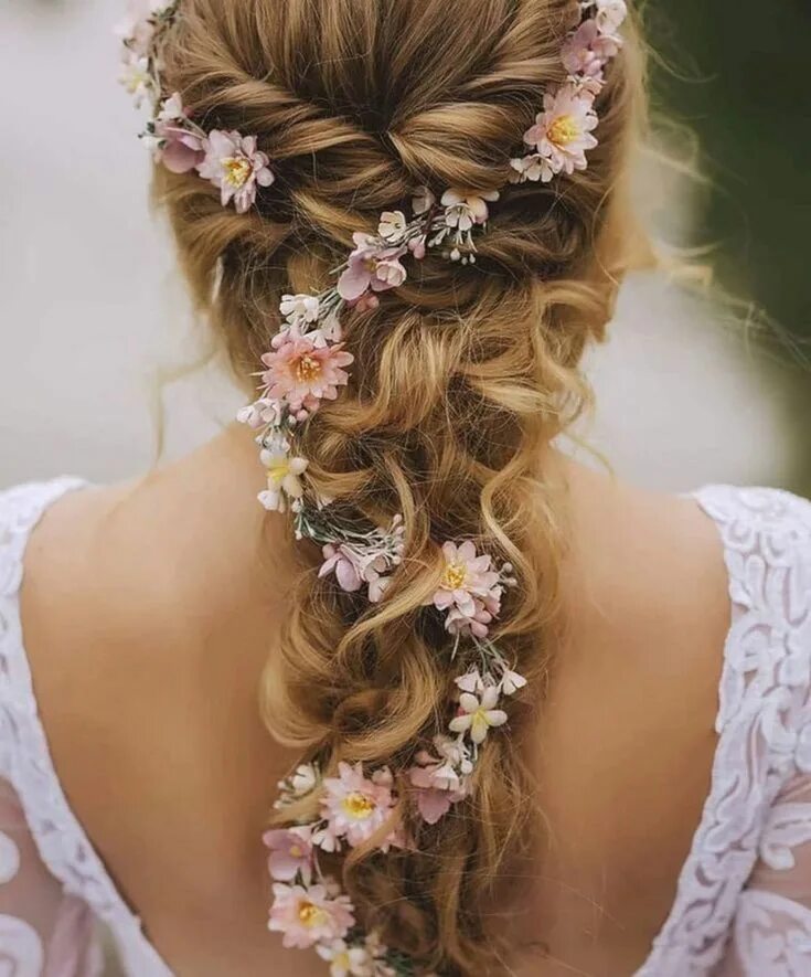 Прически с цветами на длинный волос 18 Marvelous Bridal Hairstyle Ideas With Flower For Big Day Party Bridal hair up