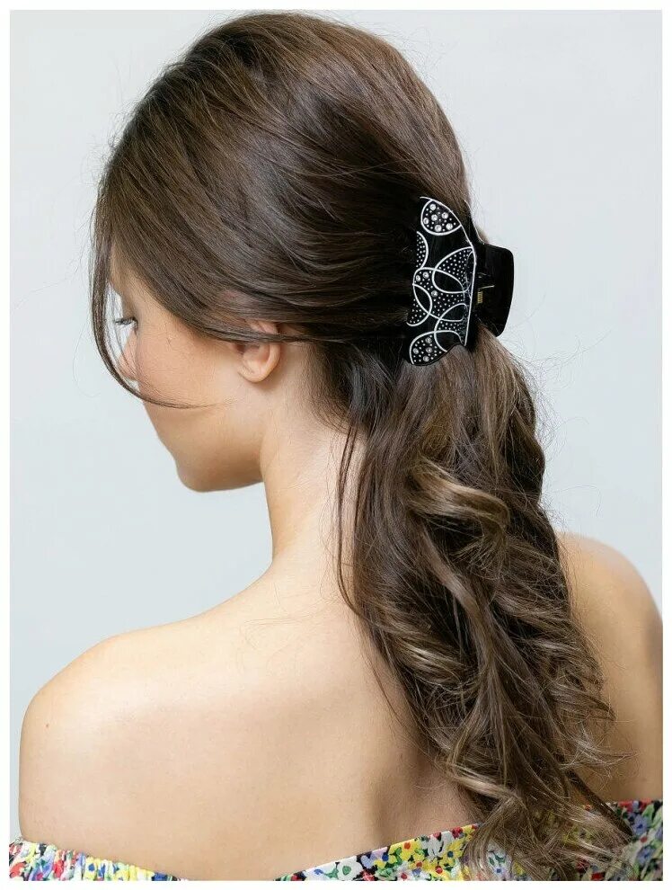 Pim Pearl Barrette from @BHLDN Hair accessories, Hair scarf styles, Braided hair