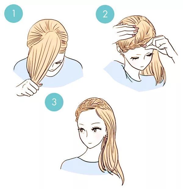 Прически самой себе 11 лет How to Style Your Hair in 3 Minutes Tutoriales de peinados, Peinados lindos, Pei