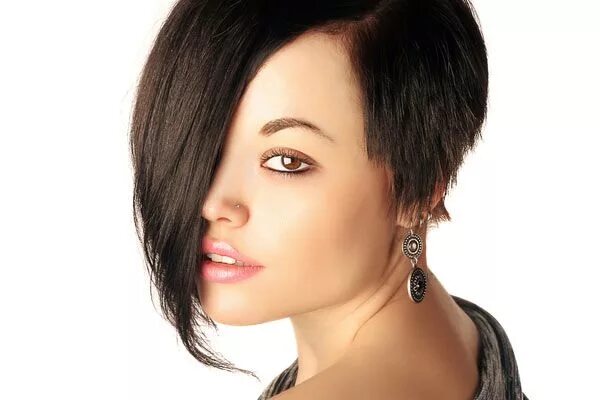 Прически спереди короткие Hairstyles For Women 2015 - Hairstyle Stars Asymmetrical bob haircuts, Short hai