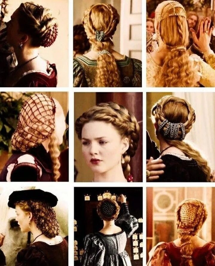 Прически средневековья женские Pin by Ren Malfoy on TV&Movies Renaissance hairstyles, Historical hairstyles, Me