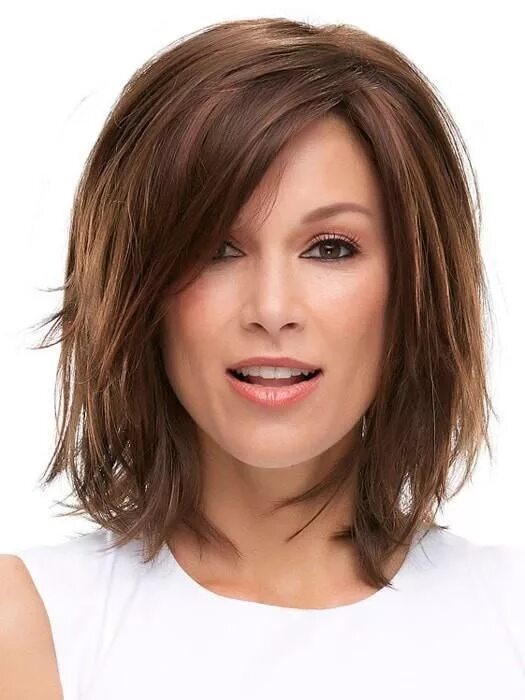 Прически средней длины женские Rosie by Jon Renau SmartLace Wavy bob hairstyles, Choppy bob hairstyles, Long bo